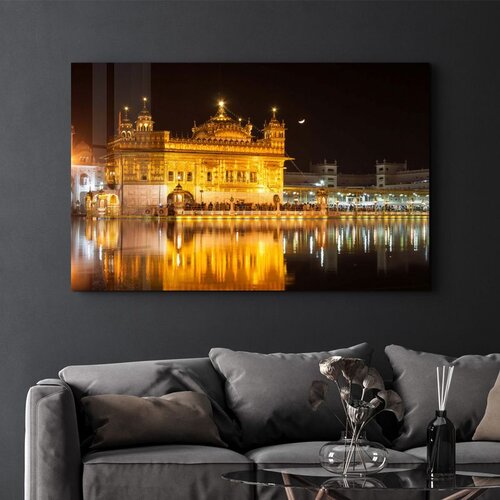 WALLXPERT Dekorativna slika na kaljenom staklu, 35x55cm, &Scaron;areno Cijene
