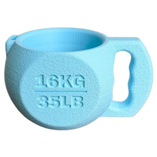 INF Kettlebell nosilec za pint sladoleda, plastičen ovoj za stabilnost Blue, (5000326930) Slike
