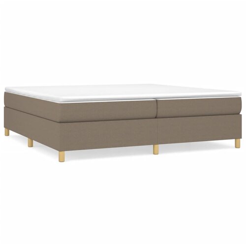 Maison Chic Box spring postelja - Vzmetna postelja z vzmetnico taupe 200x200 cm blago SL12718, (21882020) Cene