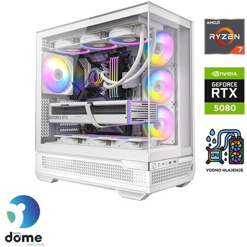 ANNI gaming namizni računalnik Gamer R7 9800X3D/Ryzen 7 9800X3D/64GB/2TB SSD/RTX 5080/bela Cene