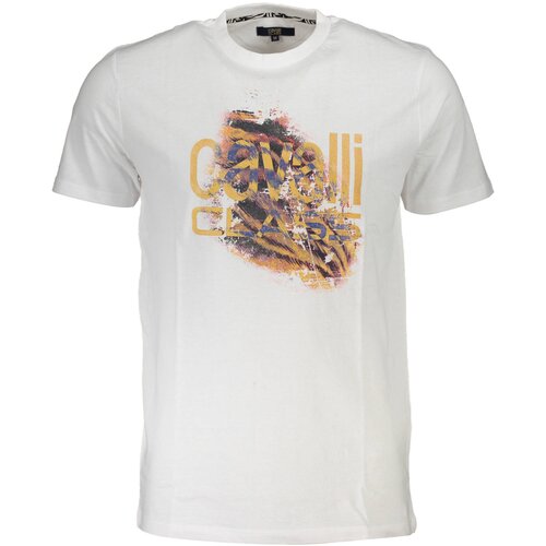 Cavalli Class T-SHIRT SHORT SLEEVE MAN WHITE Cene