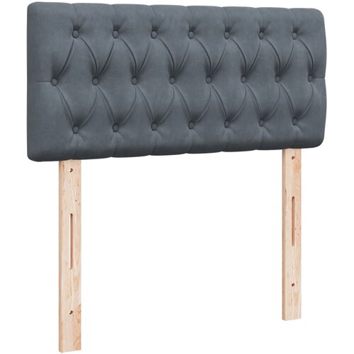 Box spring krevet s madracem tamnosivi 100x200 cm bar&amp;scaron;unasti Slike