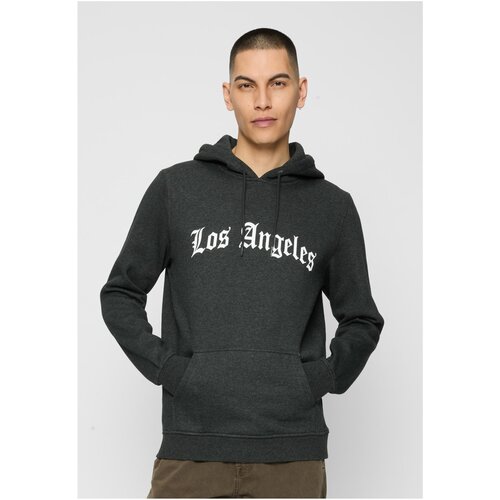 Mister Tee Los Angeles Text Hoody Charcoal Slike