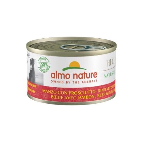 Almo Nature HFC Natural govedina in &scaron;unka - mokra hrana za odrasle pse - 95 g, (21385792) Cene