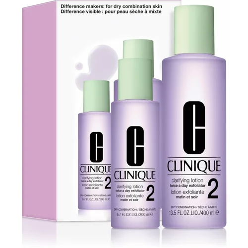 Clinique Difference Makers For Dry Combination Skin darilni set (za popolno čiščenje obraza)