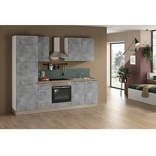 Marinelli Cucine Montažna kuhinja Cassiopea (Širina: 250 cm, S električnim uređajima) Cijene