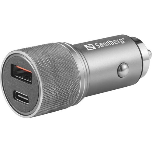 Sandberg avtomobilski polnilec 1xQC3.0 in 1xUSB-C 48W, (20980883) Cene