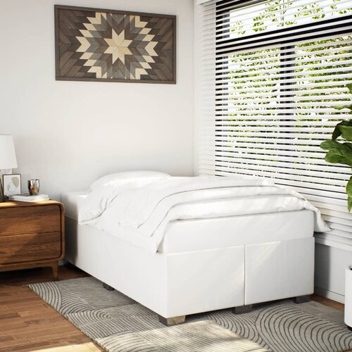 Furnova Posteljni okvir bel 120x200 cm umetno usnje, (21934487) Slike