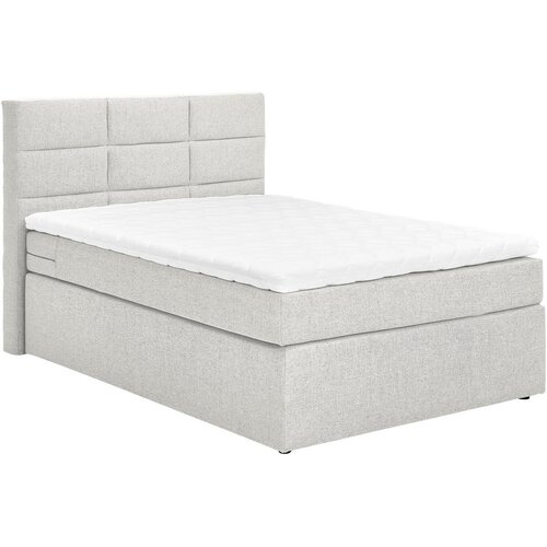 CARRYHOME POSTELJA BOXSPRING 120 cm x 200 cm , tekstil sivobela Cene