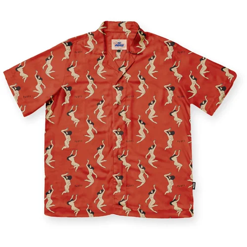 The Dudes Ladies Red Hawaiian Shirt