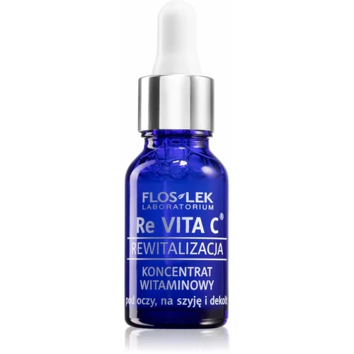 FlosLek Laboratorium Re Vita C 40+ vitaminski koncentrat za područje oko očiju, vrat i dekolte 15 ml
