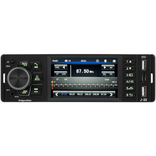  12V 1DIN auto radio LCD 4x50W MP3 2x USB Bluetooth 5.1 + daljinski