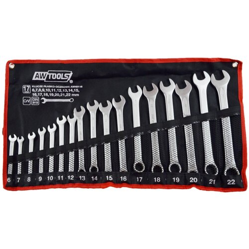 Awtools Flat-Ohn Keys 17el. 6,7,8,9,10,12,13,14,15,16,17,18,19,20,21,22 mm, (21379570) Cene