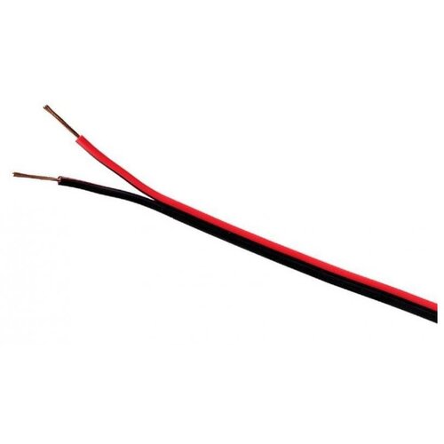 Kabl za zvučnike, 2x1mm, Bakarni, 100m, Crveno-crni Slike