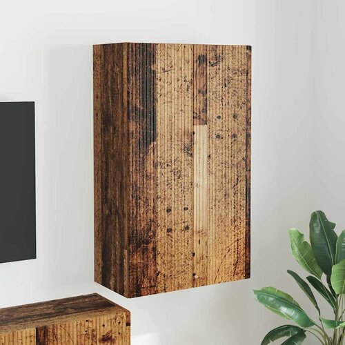 TV zidni ormar Staro drvo 59,5 x 31 x 100 cm Konstruirano drvo Slike