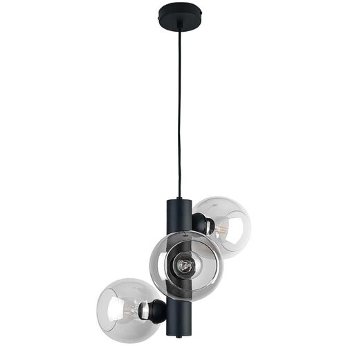  Luster na sajli TUBE 3xE27/60W/230V crna/prozirna Cene