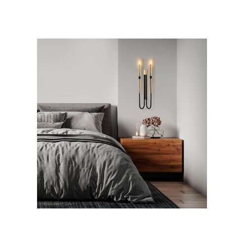 Opviq vall lamp zidna crna lampa Lumı 15151 Slike