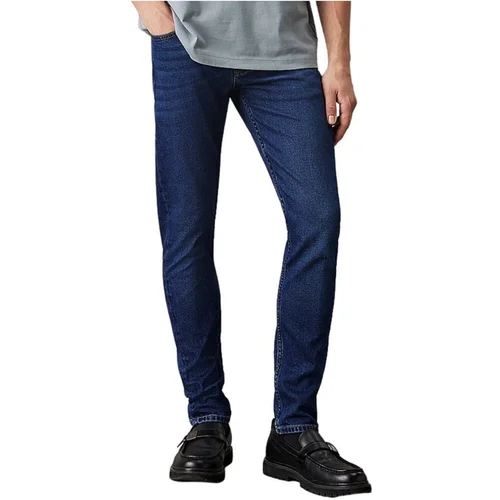 Calvin Klein Jeans Kavbojke slim J30J327007 Modra