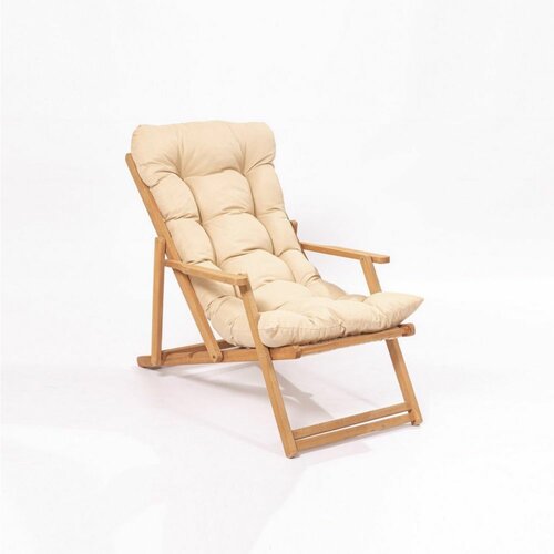MY008 BrownCream Garden Chair Slike