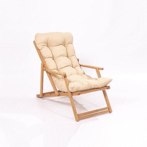  vrtna stolica 66x110x48cm smeđe-krem boje Cene