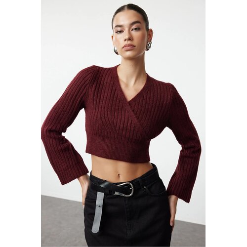 TRENDYOLMILLA ženski duks TWOAW24KZ00381, bordo Slike