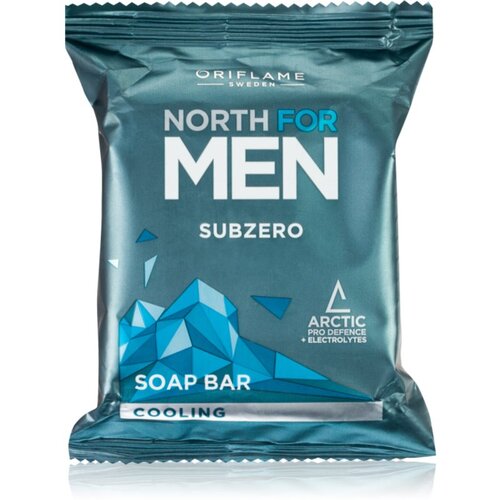 Oriflame North for Men Subzero čistilno trdo milo 100 g Slike