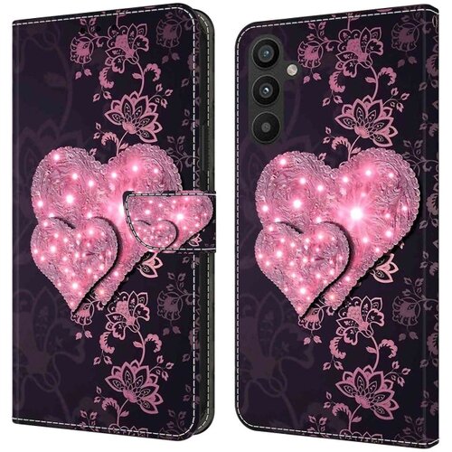 SUNSKY Eleganten etui/ovitek za Samsung A34 5G, Sijoče srce Cene