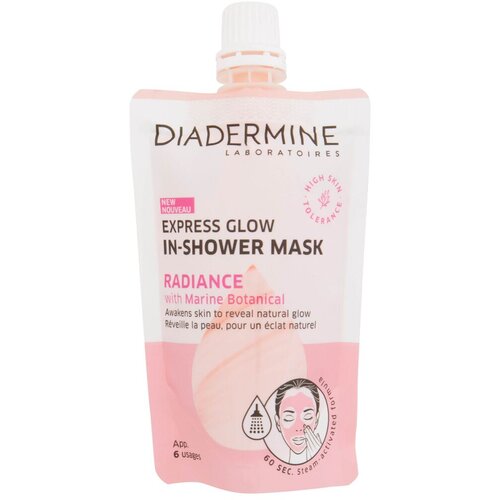 Diadermine Express Glow In-Shower Mask Radiance maska za lice 50 ml Slike