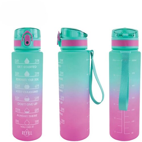 Scool fla&amp;scaron;ica za vodu Urban SC3103, 700ml, Roze-mint Slike