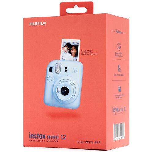 instax by FUJIFILM mini 12 Pastel Blue instant fotoaparat + 10 listov filma, (21820081) Cene