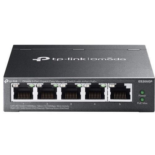 Tp-link Prekidač Omada 5-portni Gigabit Easy Managed ES205G Slike