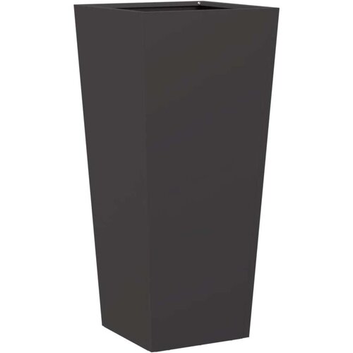 VidaXL Vrtna sadilica crna 35x35x75 cm čelična Slike