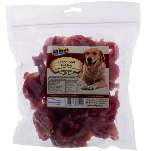 HILTON Mehki račji obročki - pasja poslastica - 500 g, (21385679) Cene