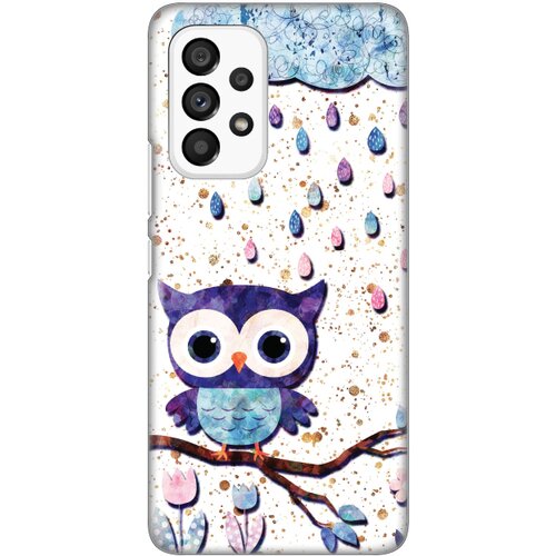 maska silikonska print skin za samsung A536B galaxy A53 5G owl Slike