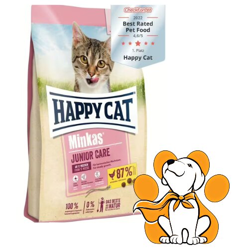 Happy Cat Minkas Junior Care Poultry 10kg, Hrana Za Mlade Mačke Slike