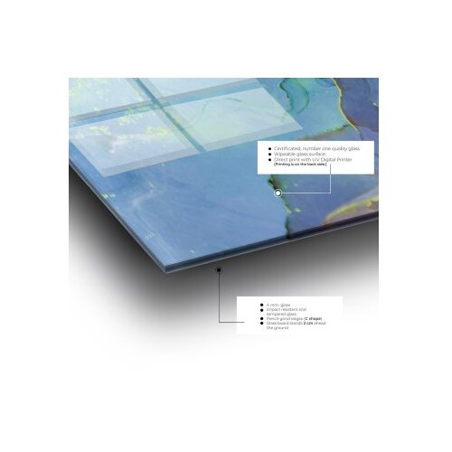 Wallxpert Slika od kaljenog stakla 70x100cm Slike