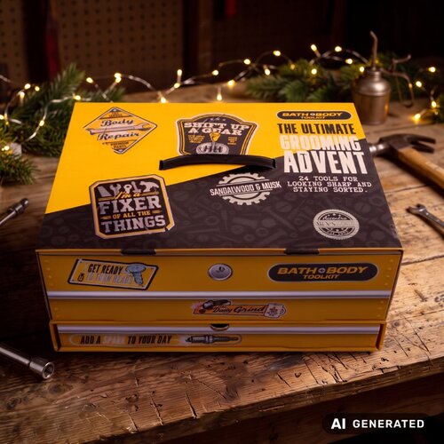 Accentra 24 Advent Calendar Bath &amp;amp; Body Toolkit adventski kalendar za mu&amp;scaron;karce 1 kom Slike