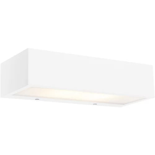 QAZQA Dizajn podolgovate stenske svetilke bela 25 cm - Houx