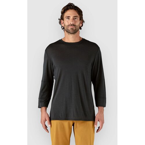Patagonia Merino Blend 3/4 Sleeve Long Sleeve Jersey black Cene