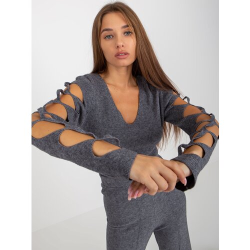 COCO ANGELO Sweater-VI-SW-20253.29-dark gray Slike