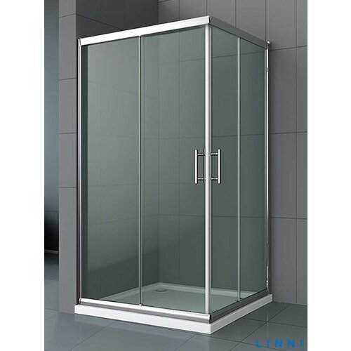 Linni Tu&scaron; kabina Ideal srebrni ram 70x80x195cm providno staklo 6mm Cene