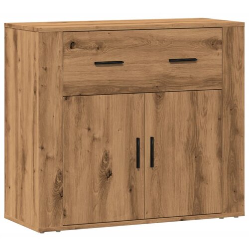 Maison Chic Komoda - Predalnik artisian hrast 80x33x70 cm inženirski les, (21721775) Slike