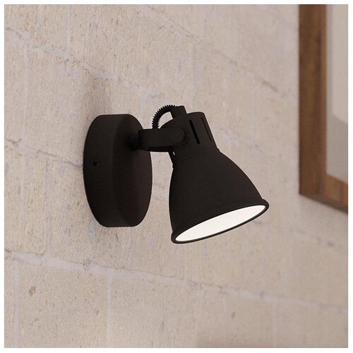 Eglo Seras 2 spot/1, led, gu10, 1x3,3w, 240lm, crna/čelik Cene