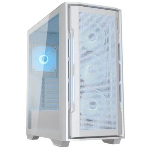 COUGAR GAMING COUGAR UNIFACE RGB PC Case, Mid Tower, White Cene