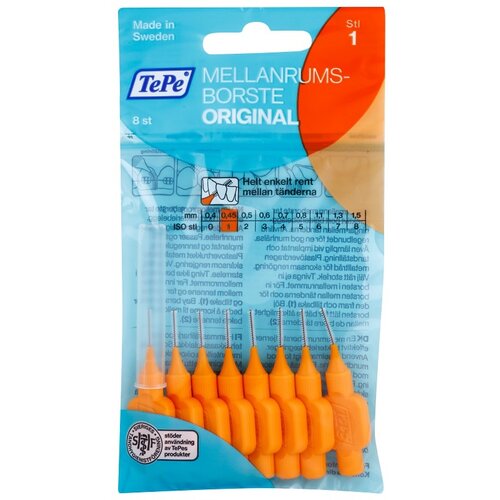 TEPE SWEDEN original 0,45 mm interdentalne četke promjera 0,45 mm 8 kom unisex Cijene