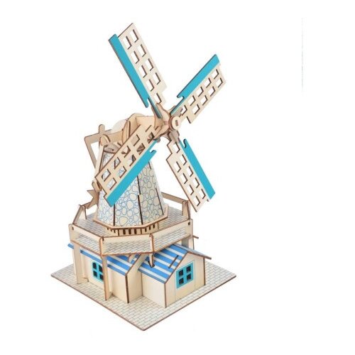  Čarolijashop 3d drvena slagalica - Holandska vetrenjača ( 83) Cene