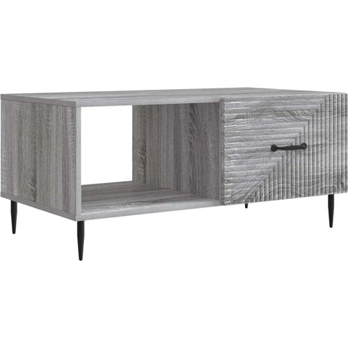  Klubska miza Siva Sonoma 90 x 50 x 40 cm Inženirski les, (5000295474) Cene