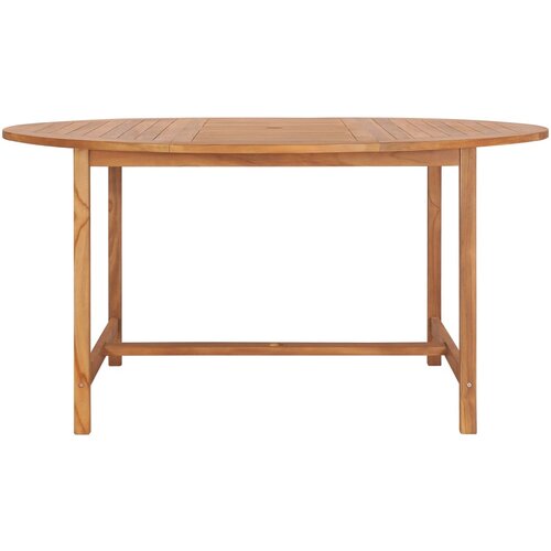 The Living Store Vrtna miza 150x76 cm trdna tikovina - Jedilna Miza, (21464347) Cene