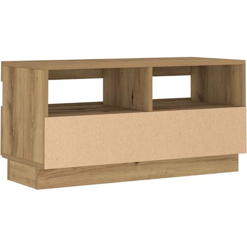  ormarić LED boja hrasta artisan 80x35x40cm konstruirano drvo Slike