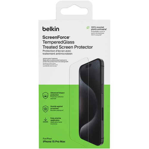 Belkin Screenforce Tempered Gl. antib.iPhone 15 Pro Max OVA137ZZ Cijene